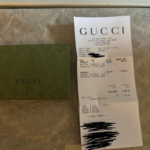 GUCCI DIANA MINI TOTE BAG - Picture 5 of 5